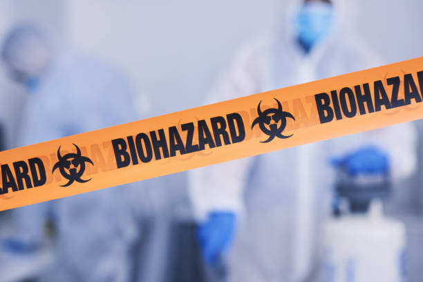 Professional Biohazard Cleanup technician working in Alton, IL